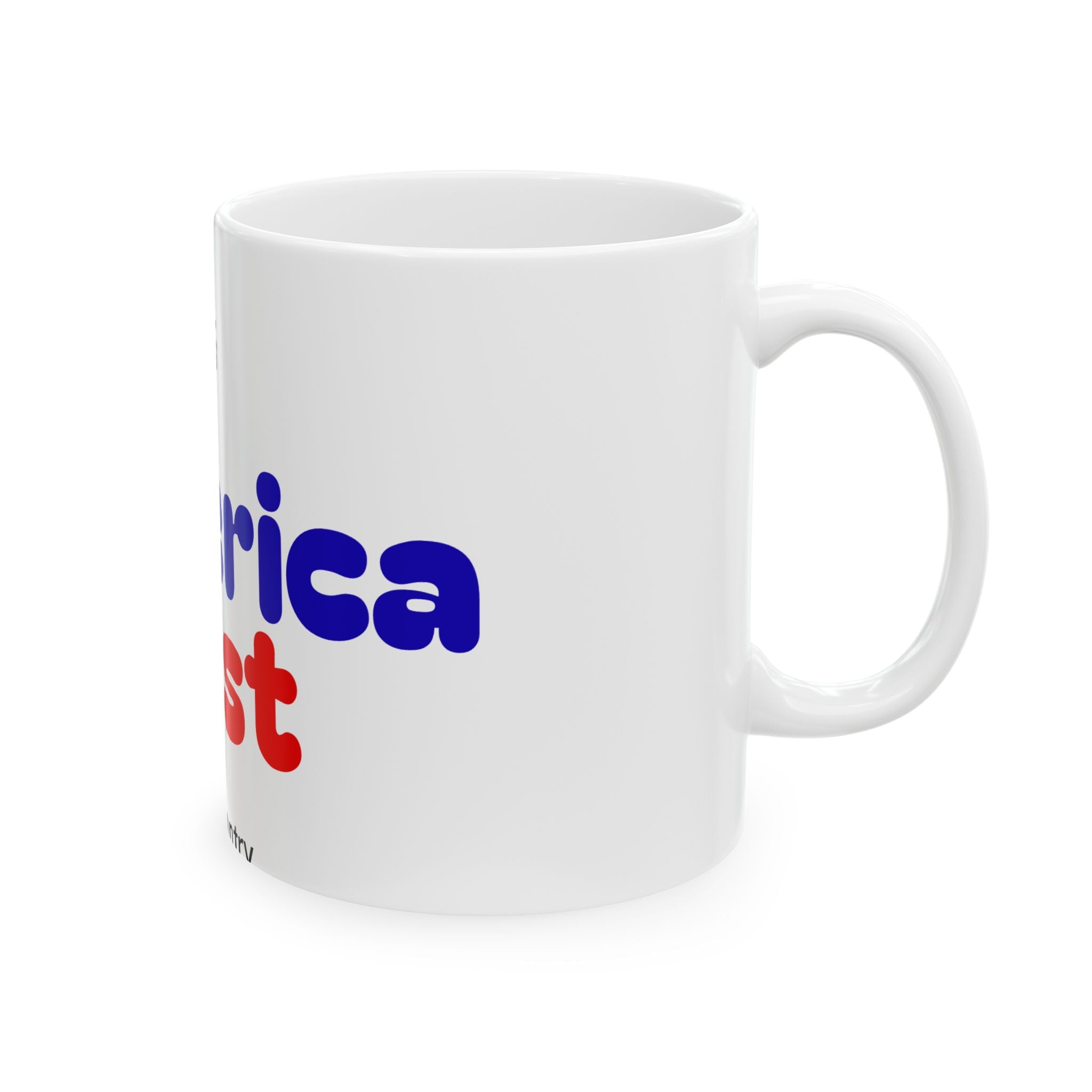 Americas First Ceramic Mug (11oz/15oz) – Patriotic 'est. 1776' Coffee Cup