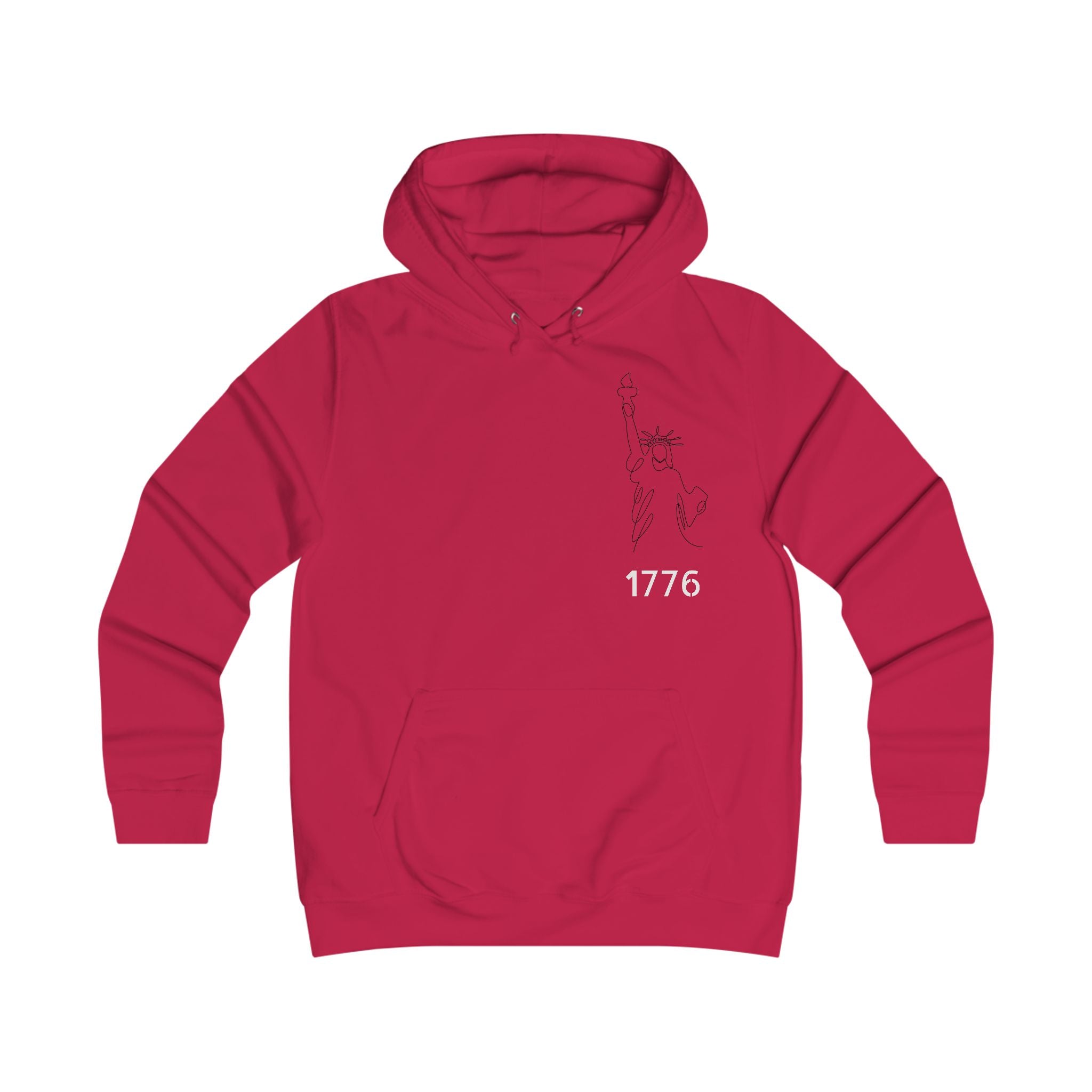 'Merica Graphic Hoodie — Patriotic Peace Sign & 1776 College-Inspired Pullover