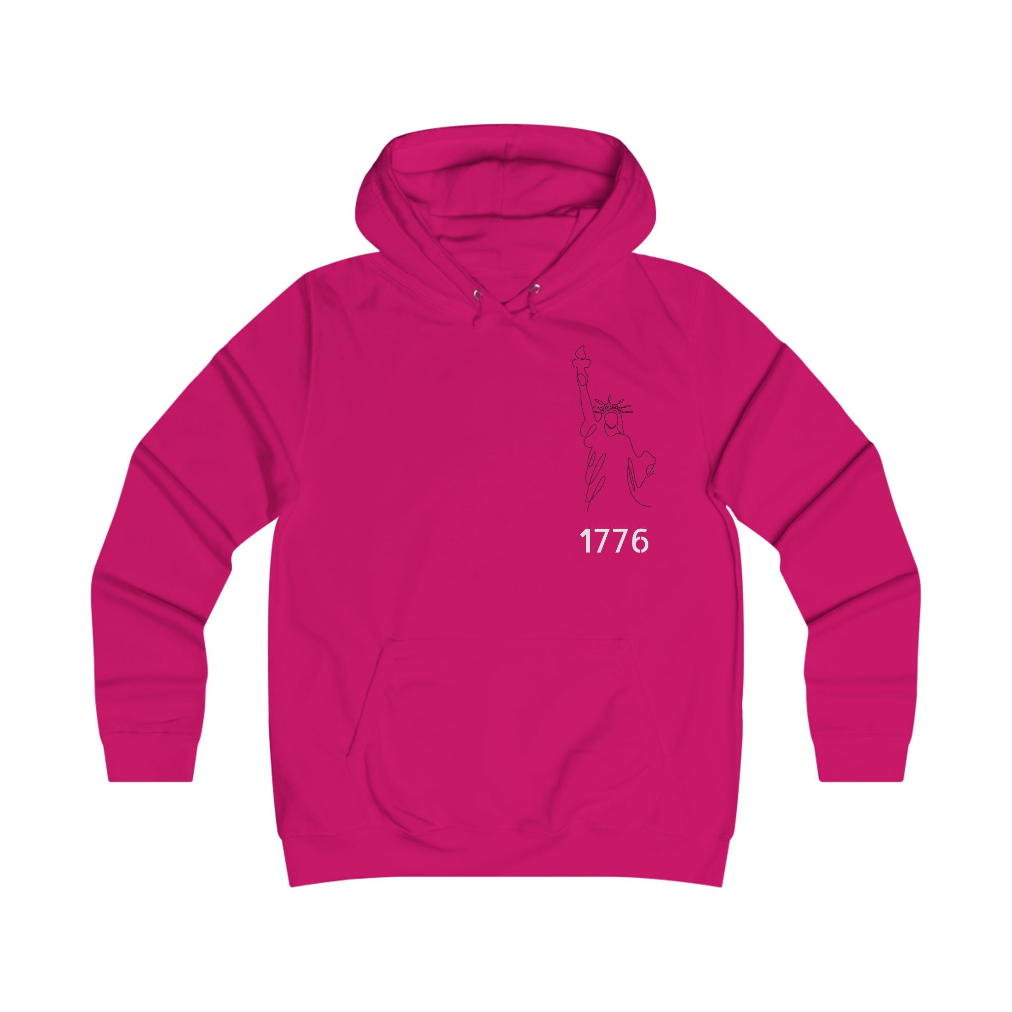 'Merica Graphic Hoodie — Patriotic Peace Sign & 1776 College-Inspired Pullover
