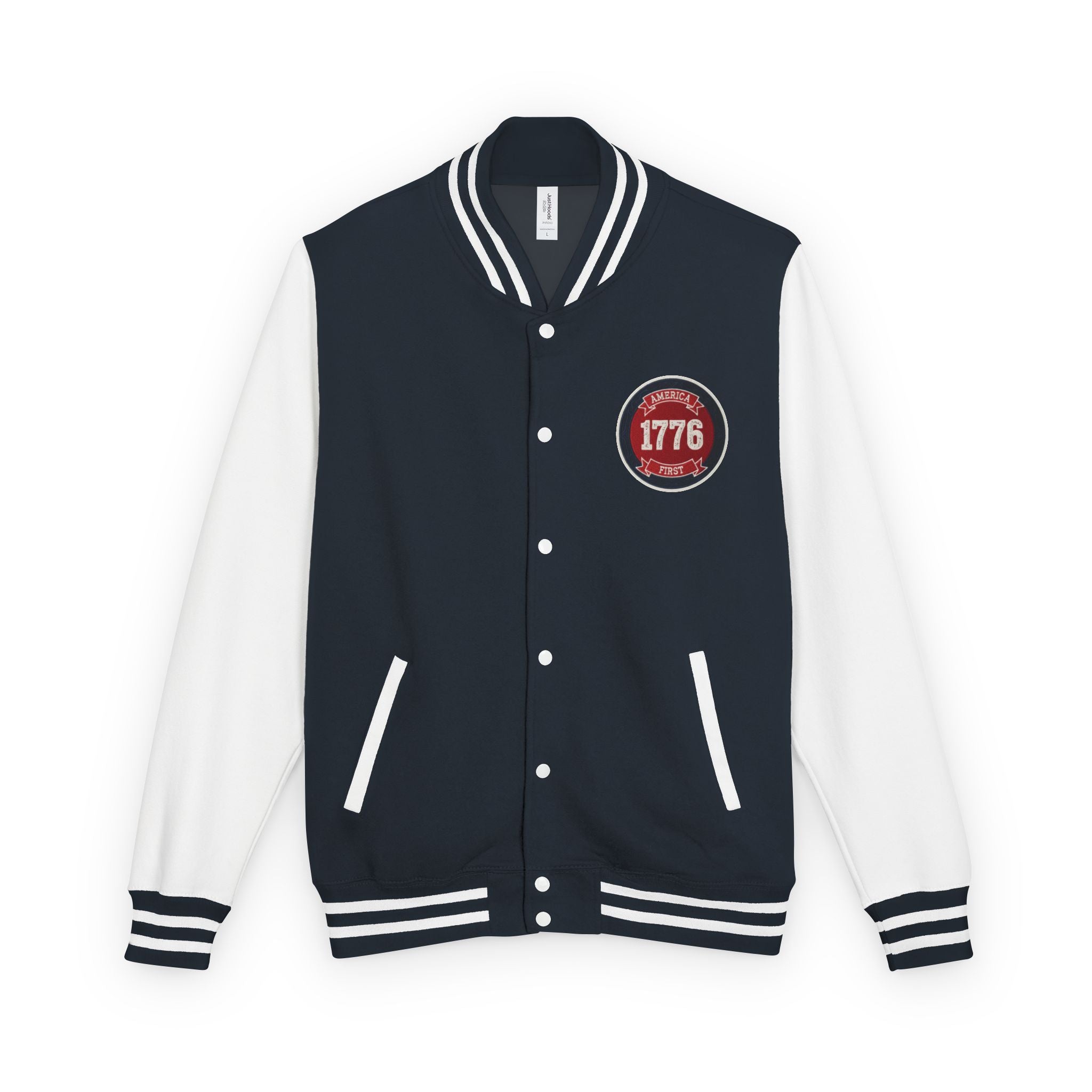 1776 America First Letterman Jacket – Patriotic Eagle Varsity Coat