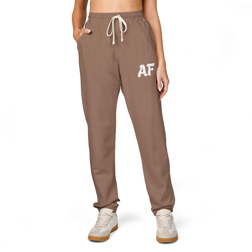 AF Logo Sweatpants — Garment-Dyed Fleece Joggers