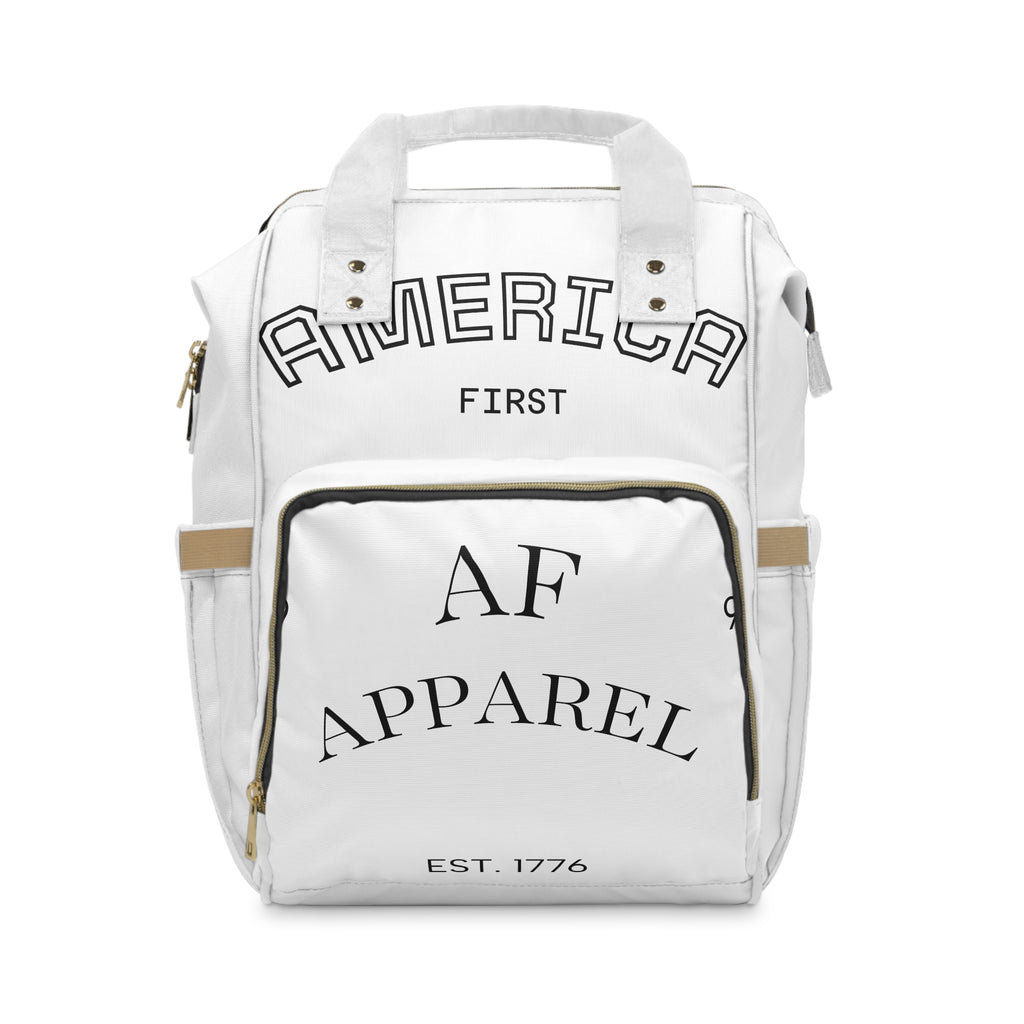 America First Diaper Backpack — AF Apparel Multifunctional Baby Bag (Est. 1776)