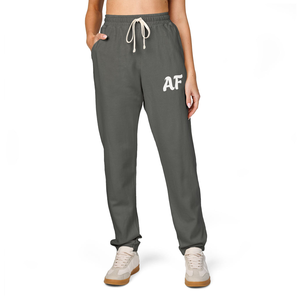 AF Logo Sweatpants — Garment-Dyed Fleece Joggers