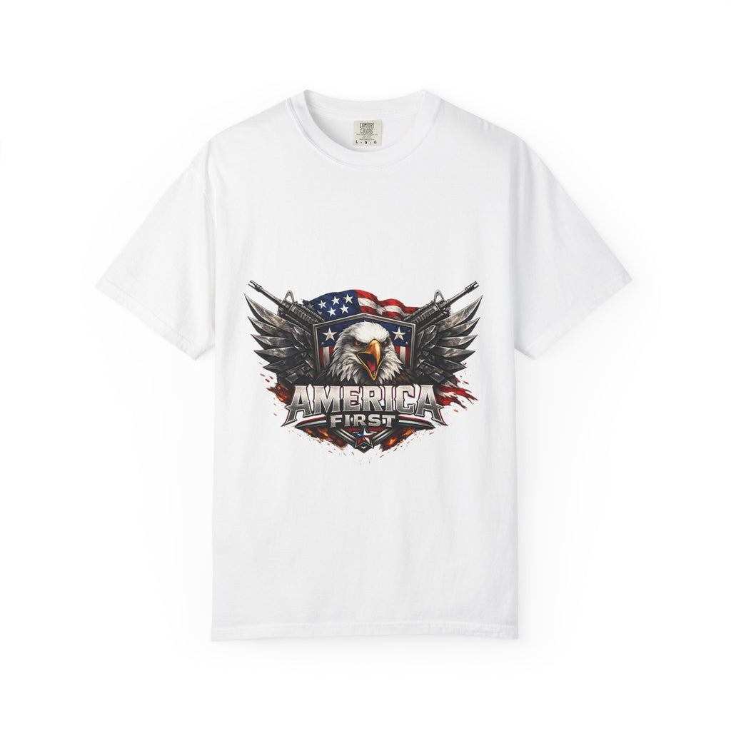 Patriotic 'America First' Eagle T-Shirt