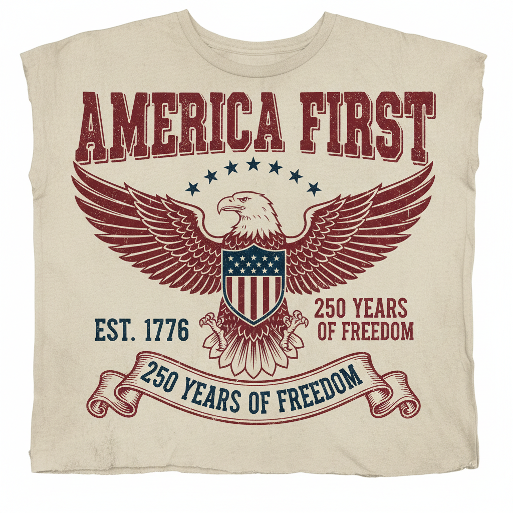 America First 250 Years of Freedom T-Shirt